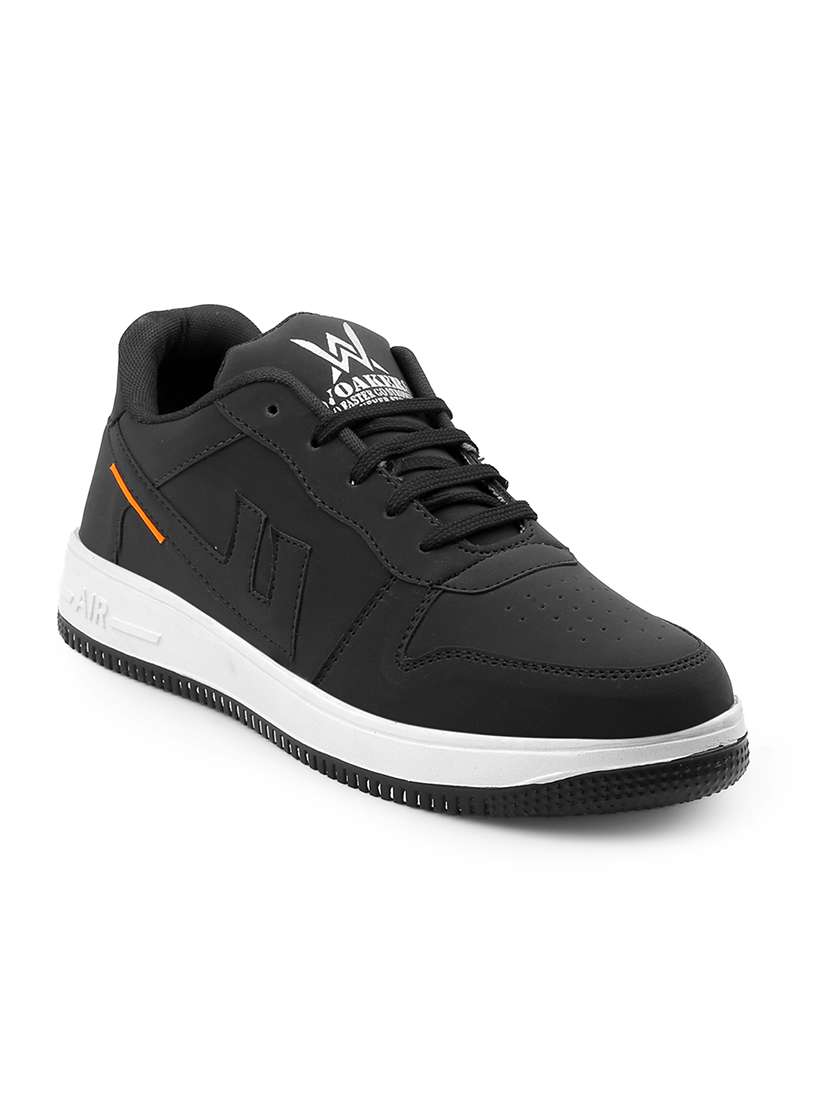 men solid lace up sneaker - 22318550 -  Standard Image - 1