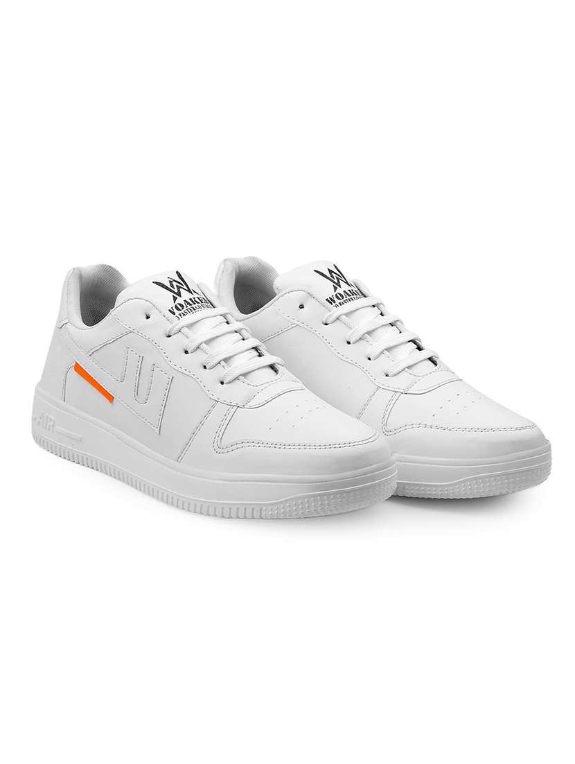 men solid lace up sneaker - 22318551 -  Standard Image - 1