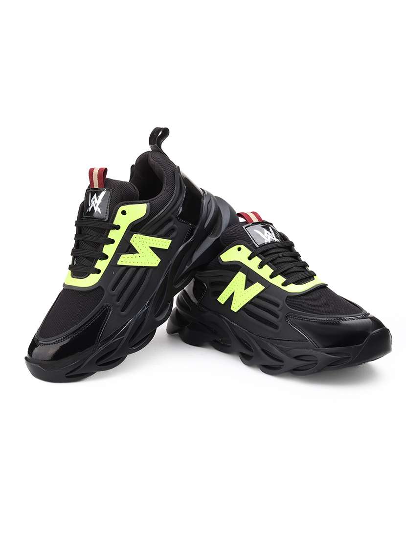 men black lace up sport shoe - 22318555 -  Standard Image - 1