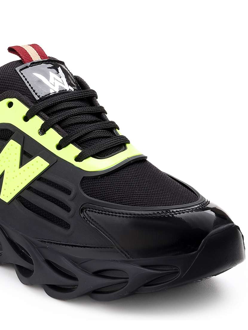 men black lace up sport shoe - 22318555 -  Standard Image - 4