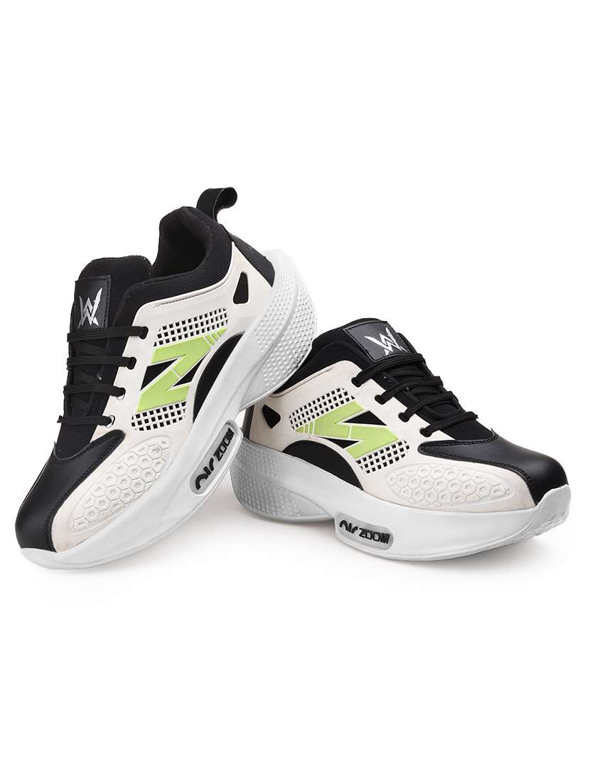 men color block lace up sport shoe - 22318557 -  Standard Image - 1