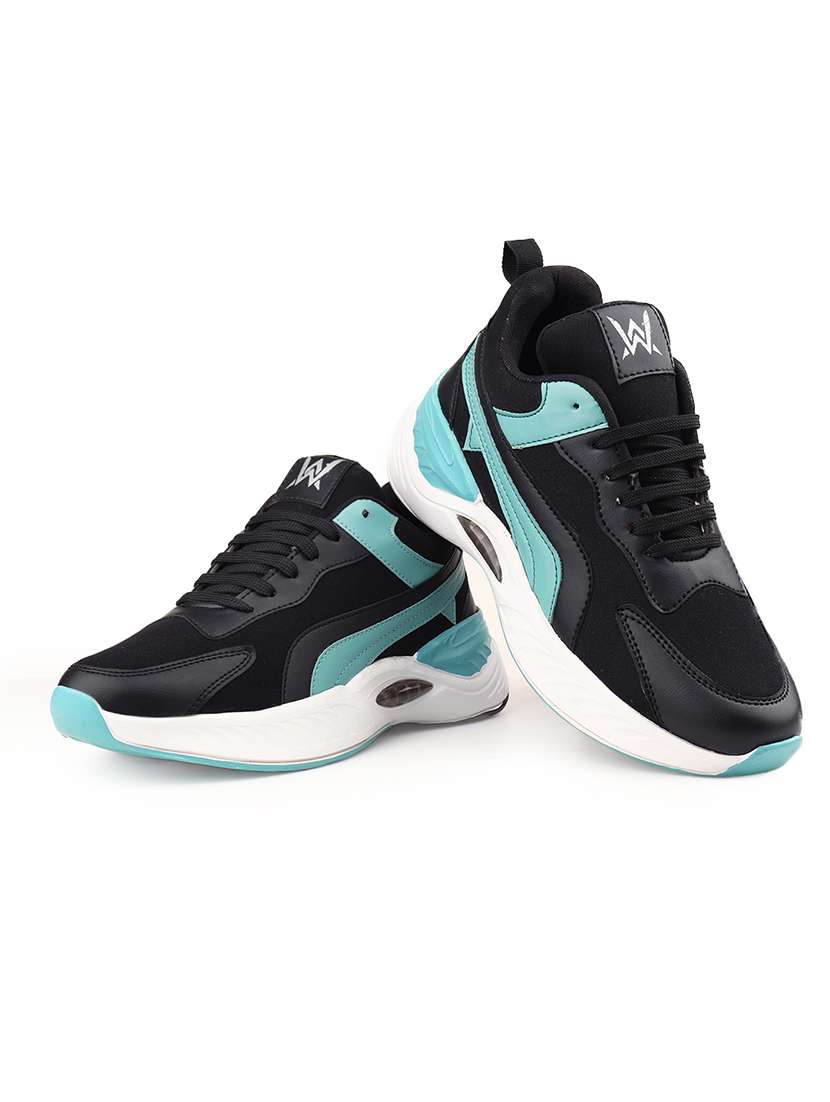 men black lace up sport shoe - 22318560 -  Standard Image - 1