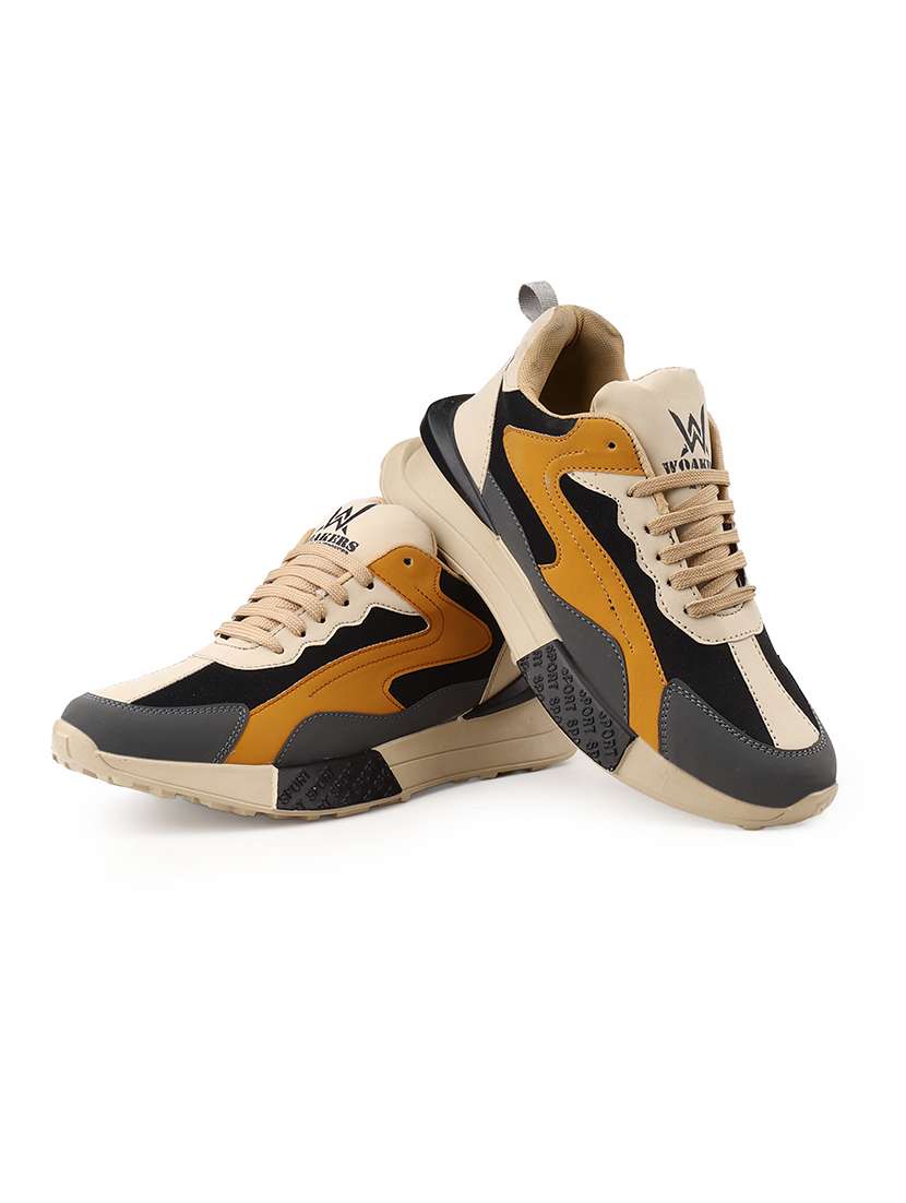 men color block lace up sneaker - 22318561 -  Standard Image - 1