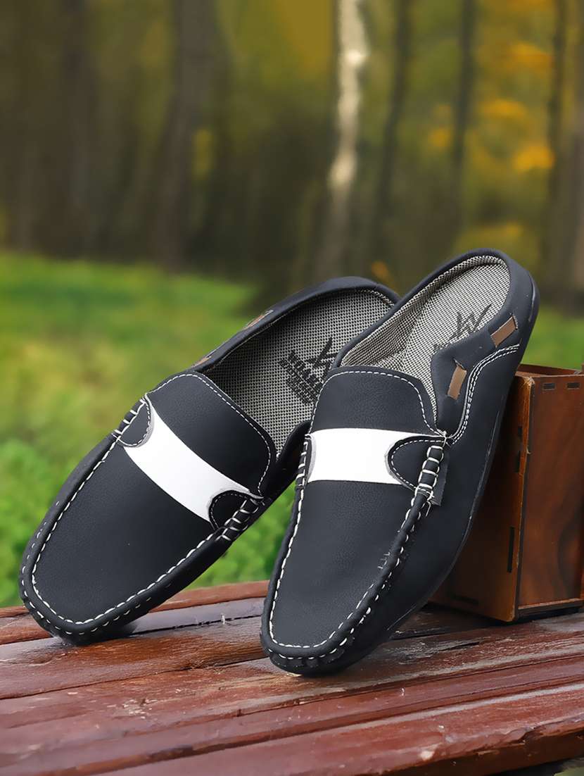 men black slip on loafer