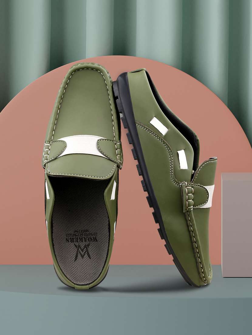 men green slip on loafer