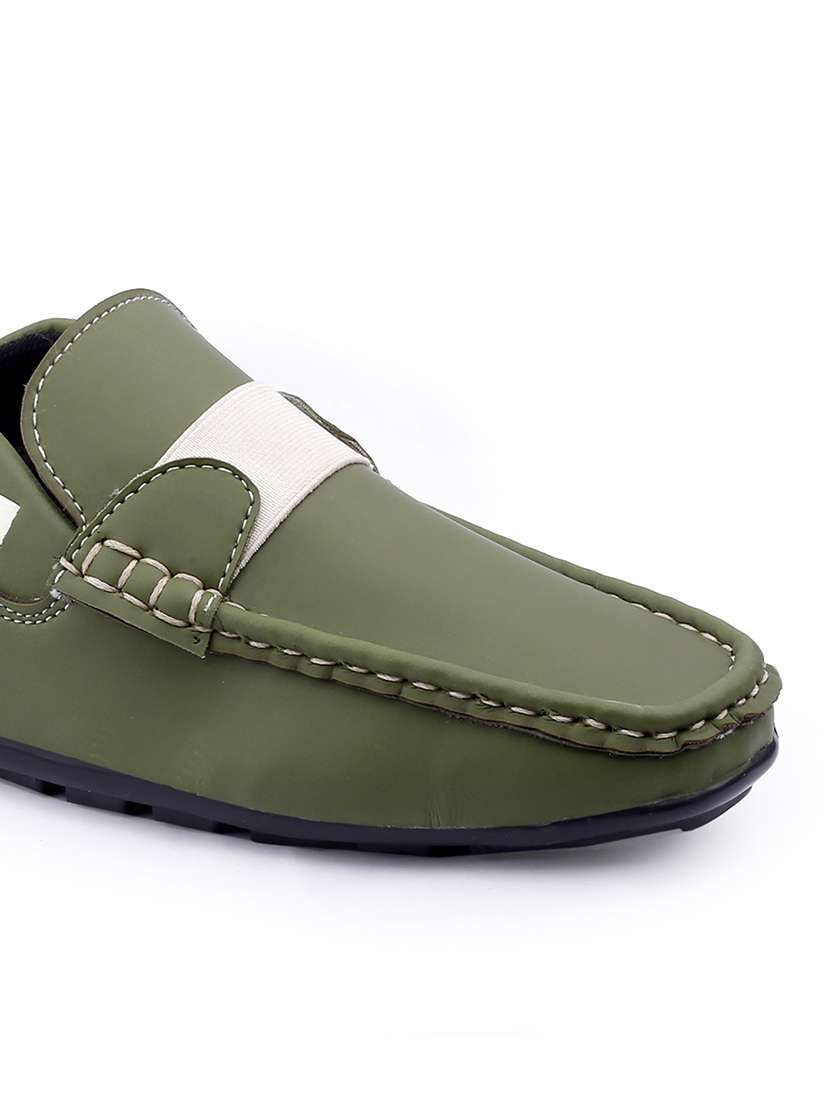 men green slip on loafer - 22318565 -  Standard Image - 4