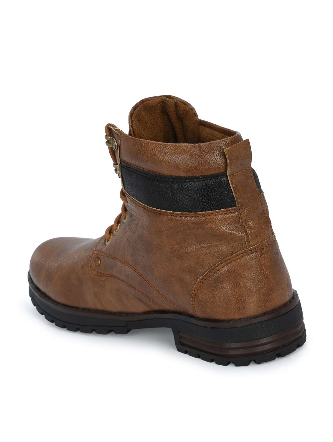 men brown lace up boot - 22318570 -  Standard Image - 4