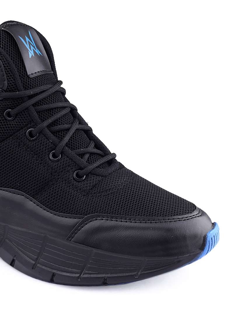 men black lace up sport shoe - 22318571 -  Standard Image - 4