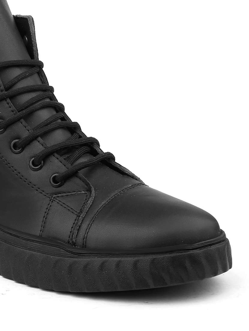 men black lace up boot - 22318574 -  Standard Image - 4