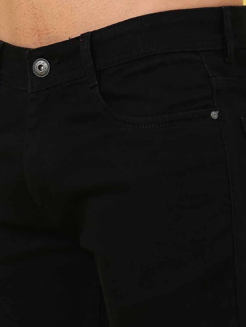 men plain mid rise full length straight fit jeans - 22318764 -  Standard Image - 1