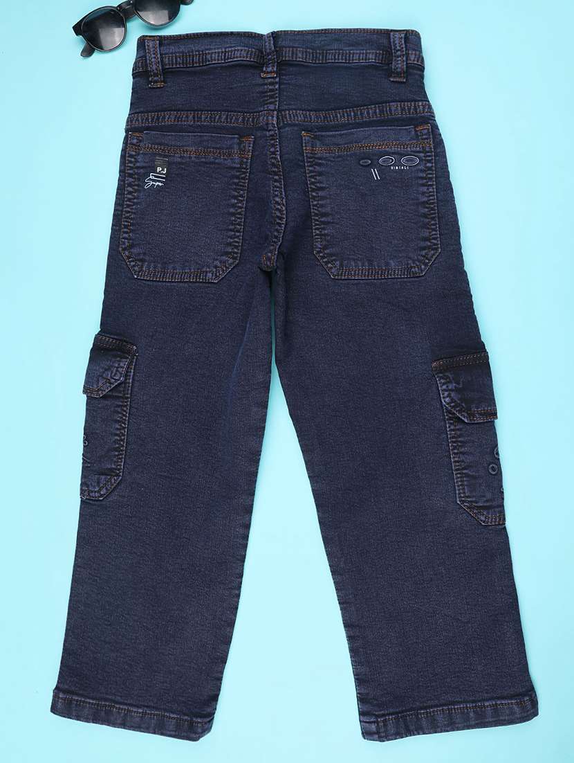 blue poly cotton plain jean - 22318883 -  Standard Image - 1
