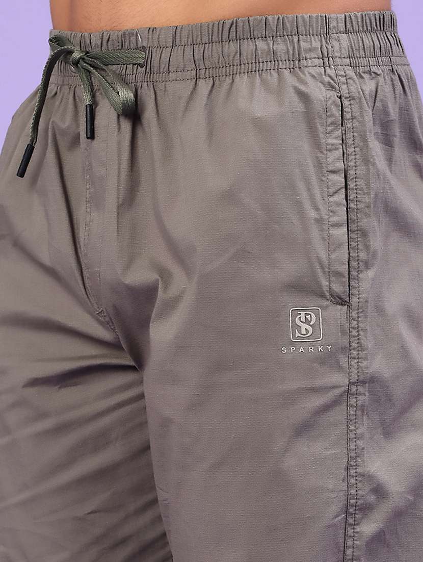 men solid mid rise chinos casual trouser - 22319167 -  Standard Image - 1