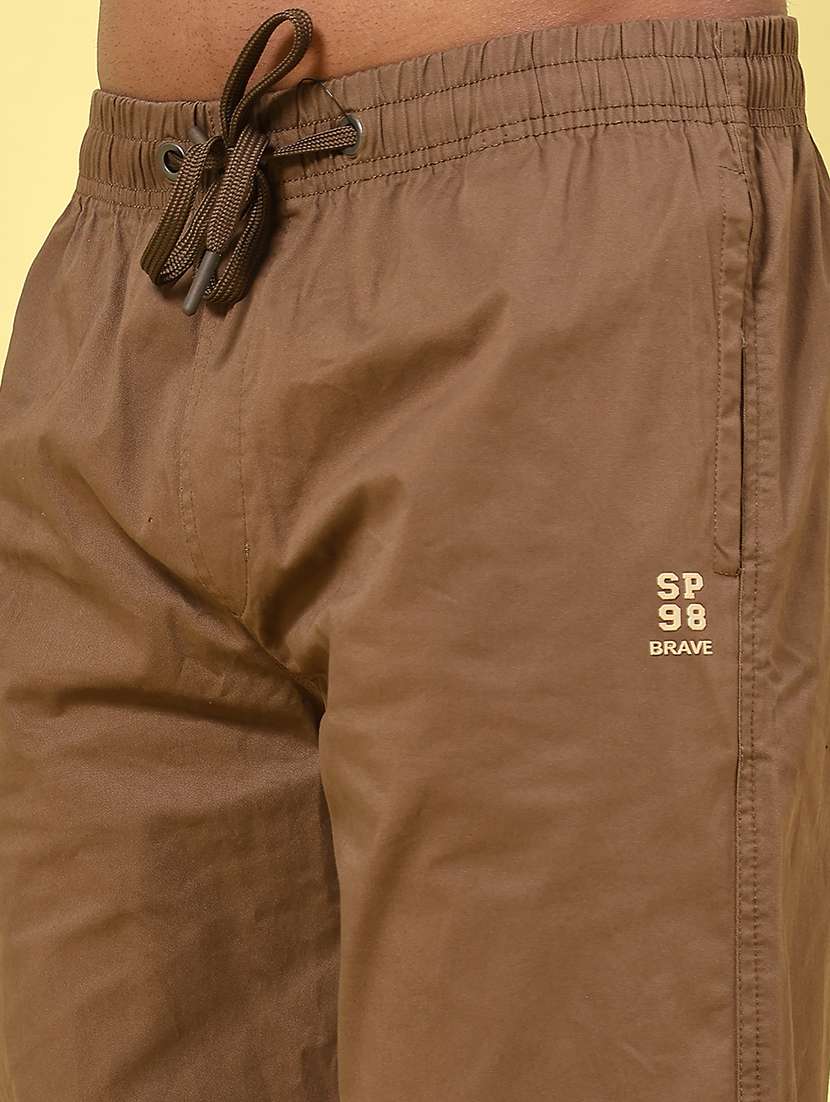 Brown Cotton Chinos Casual Trousers - 22319178 -  Standard Image - 1