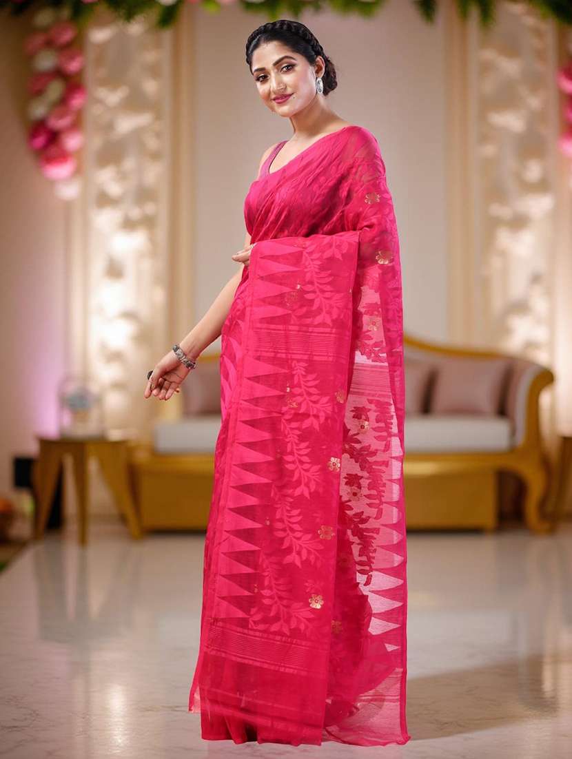 women self design jamdani saree - 22319603 -  Standard Image - 1