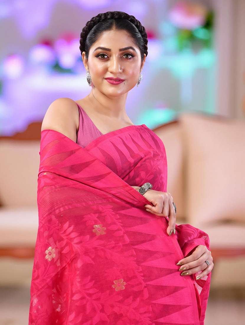 women self design jamdani saree - 22319603 -  Standard Image - 4