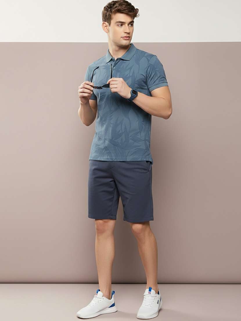 men printed short sleeve regular fit polo t-shirt - 22320182 -  Standard Image - 4