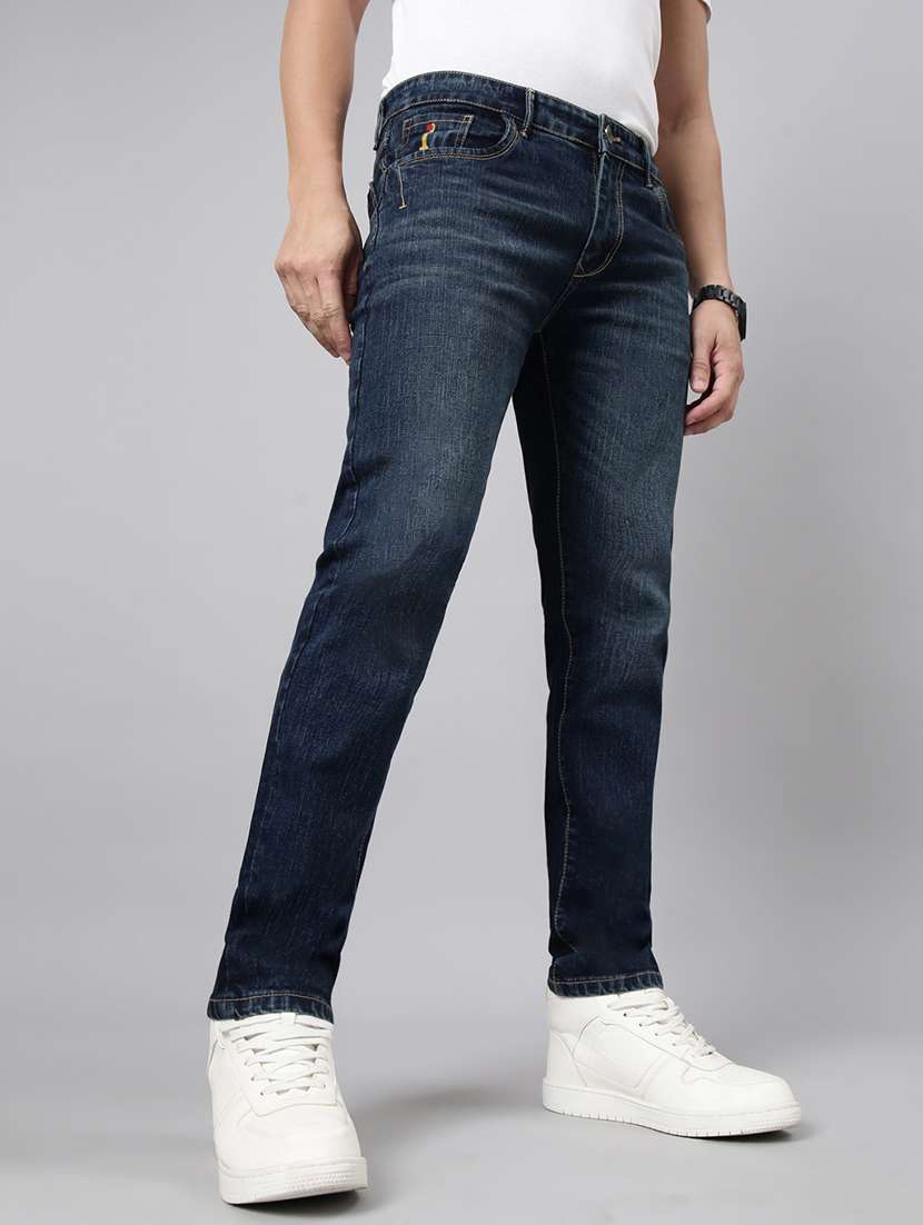 men washed mid rise full length jeans - 22320225 -  Standard Image - 1