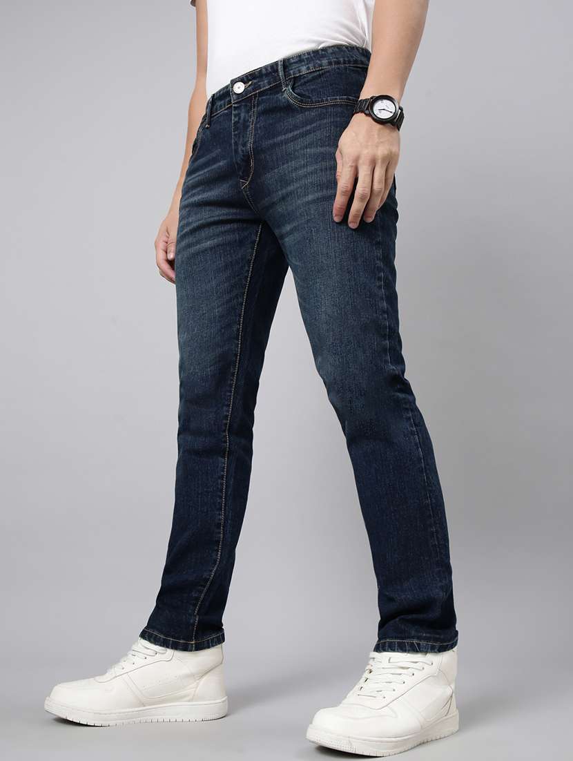 men washed mid rise full length jeans - 22320225 -  Standard Image - 4