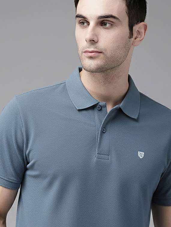 men solid short sleeve regular fit polo t-shirt - 22320253 -  Standard Image - 4