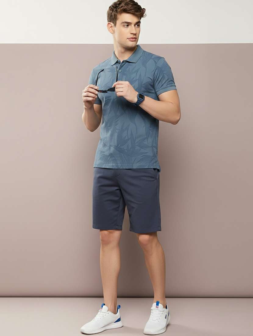 men printed short sleeve regular fit polo t-shirt - 22320270 -  Standard Image - 4