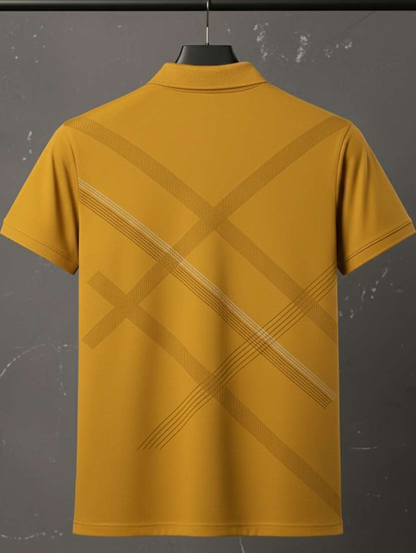 men printed short sleeve regular fit polo t-shirt - 22320312 -  Standard Image - 4