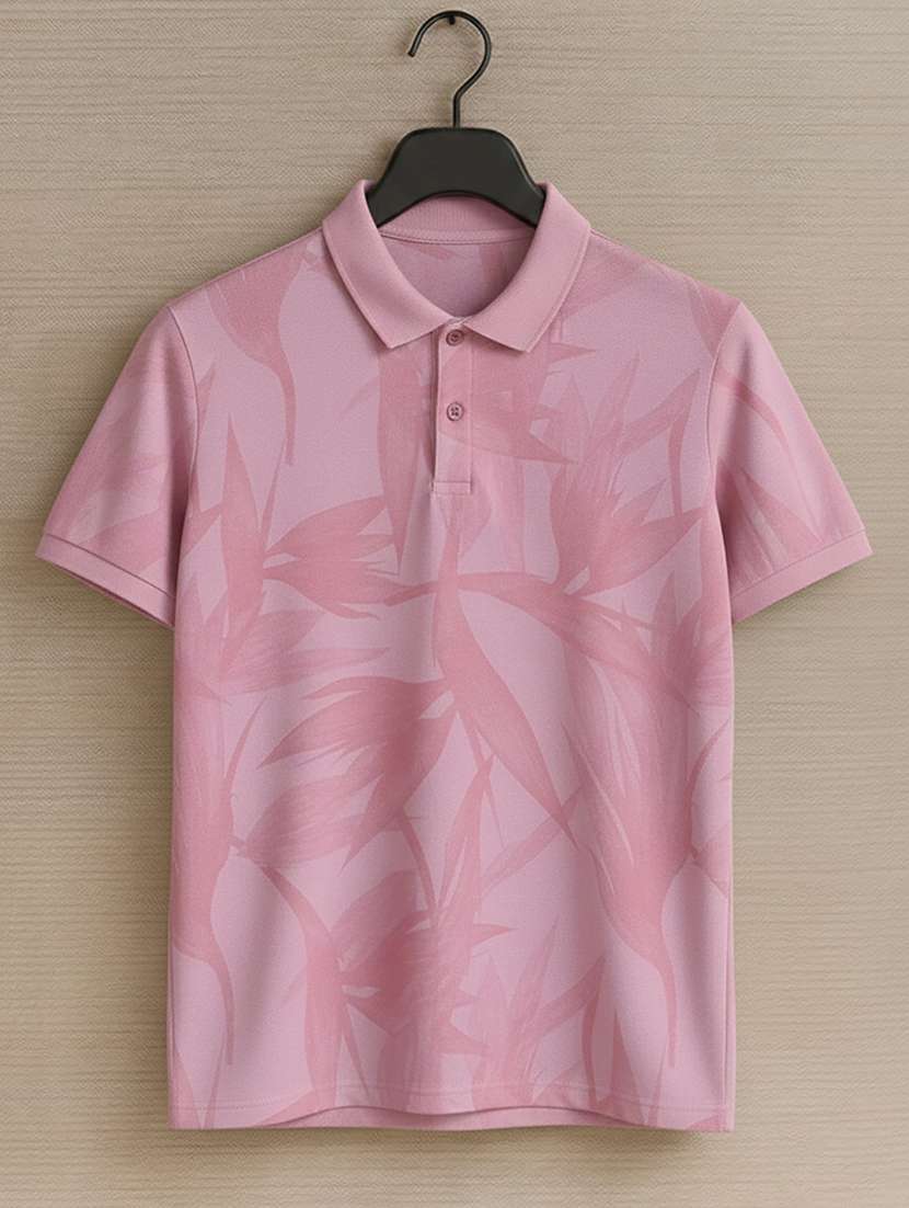 men printed short sleeve regular fit polo t-shirt - 22320360 -  Standard Image - 4