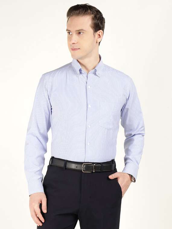 men collared long sleeve formal shirt - 22320541 -  Standard Image - 1
