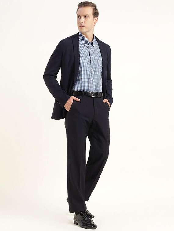 men checkered collared short sleeve shirt - 22320559 -  Standard Image - 4