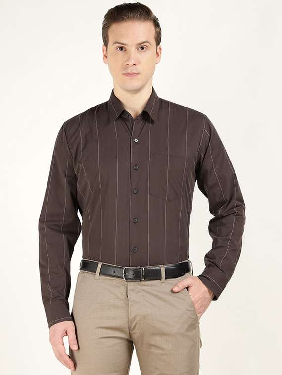men collared long sleeve formal shirt - 22320567 -  Standard Image - 1