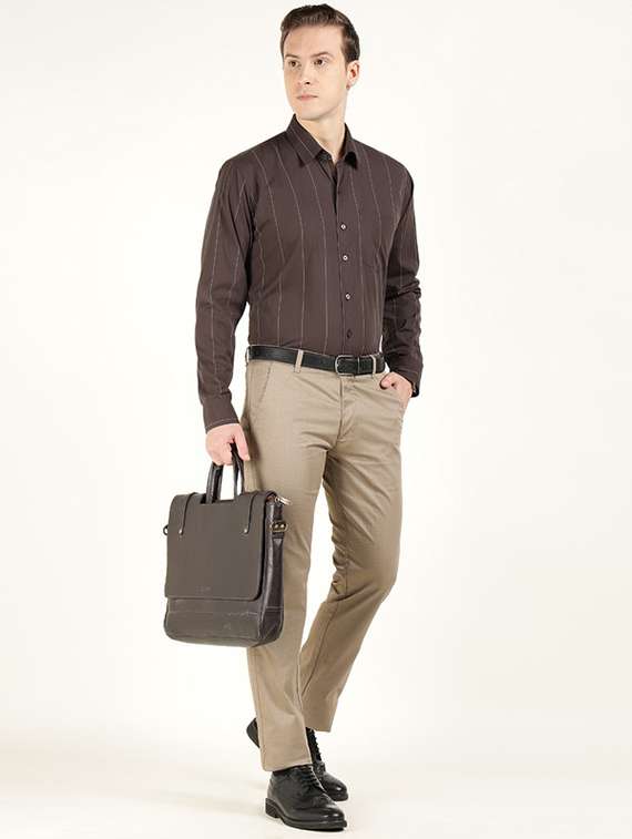 men collared long sleeve formal shirt - 22320567 -  Standard Image - 4