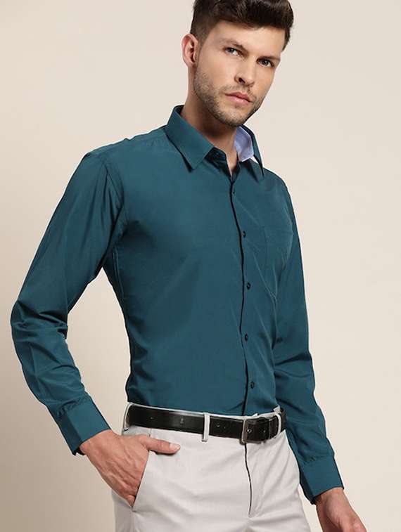 men collared long sleeve formal shirt - 22320572 -  Standard Image - 1
