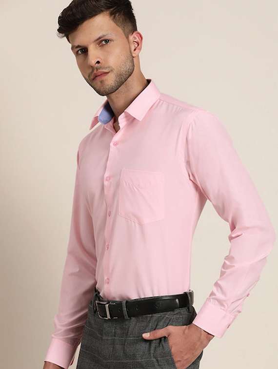 men collared long sleeve formal shirt - 22320574 -  Standard Image - 1