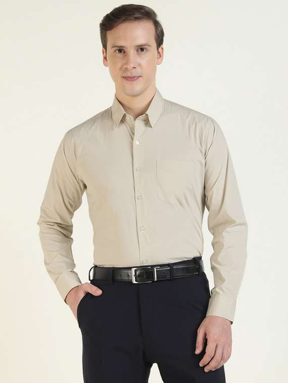 men collared long sleeve formal shirt - 22320576 -  Standard Image - 1