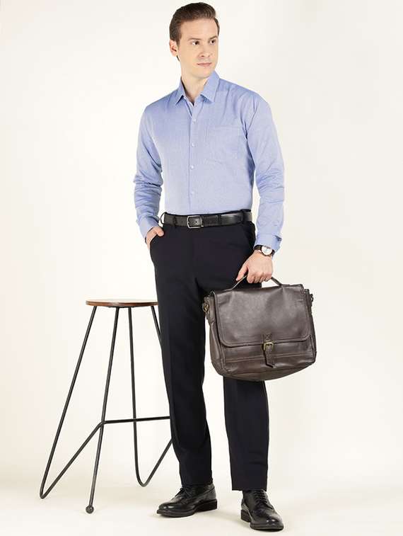 men collared long sleeve formal shirt - 22320605 -  Standard Image - 4