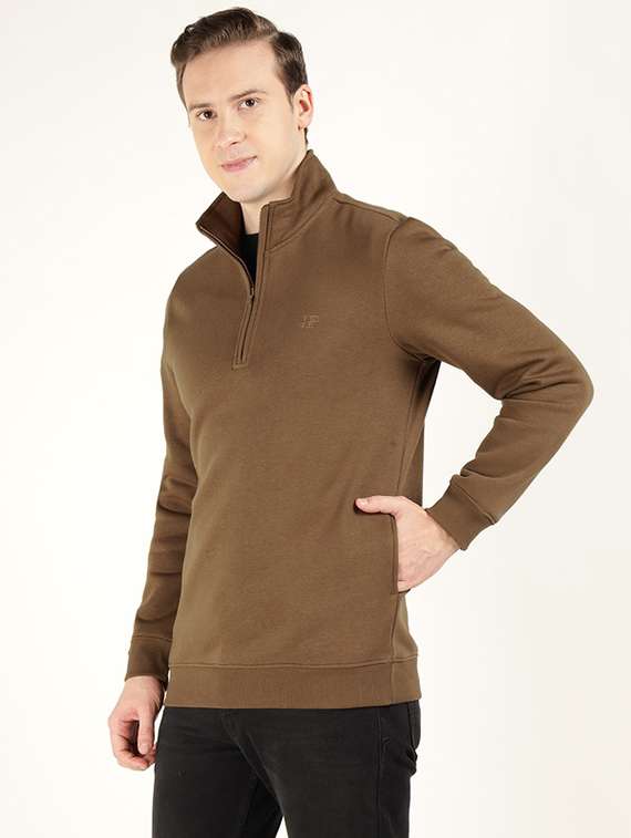 men solid long sleeve sweatshirt - 22320630 -  Standard Image - 1