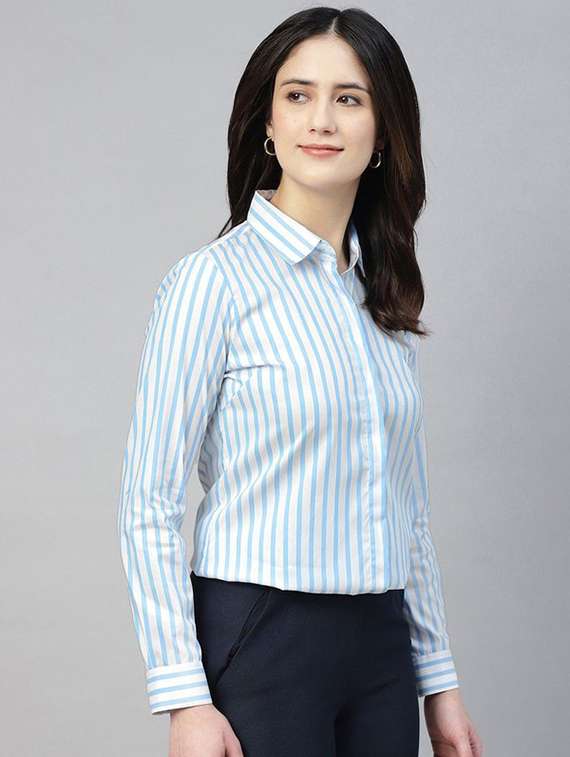 women collared long sleeve shirt - 22320657 -  Standard Image - 1