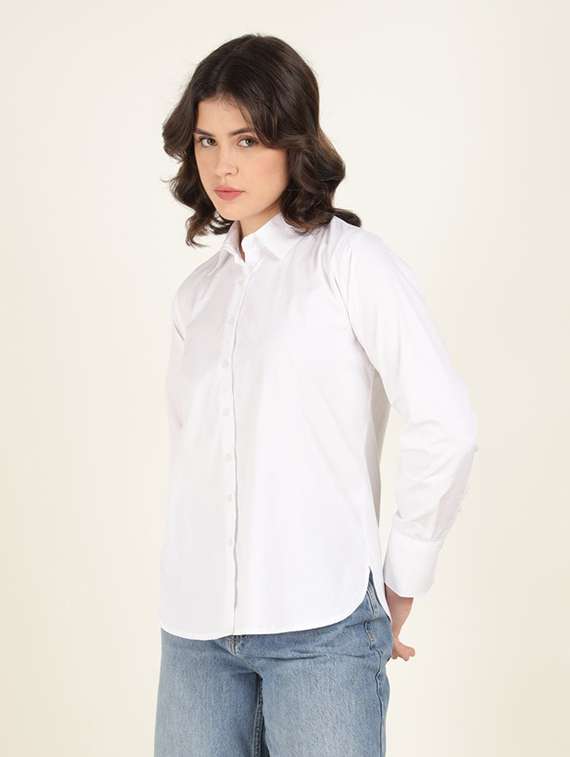 women collared long sleeve regular fit shirt - 22320712 -  Standard Image - 1