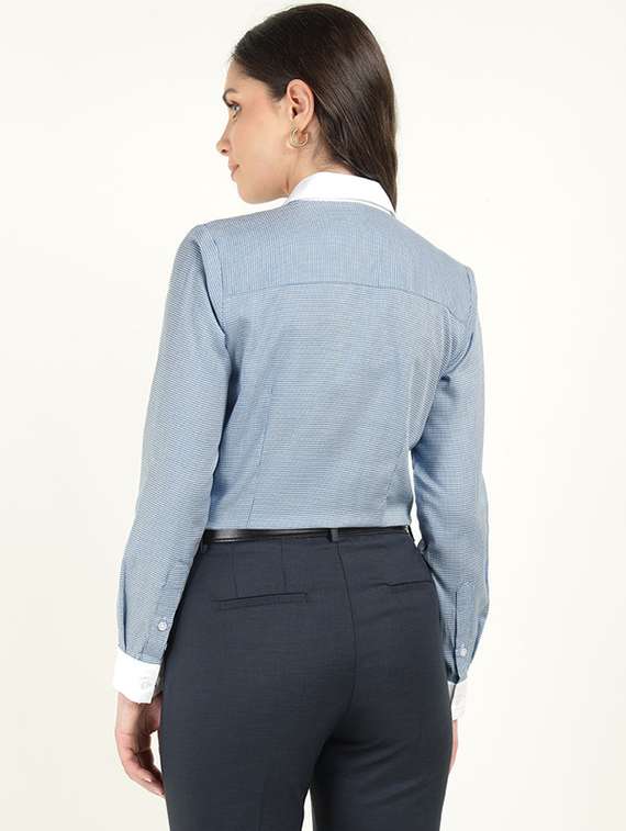 women collared long sleeve regular fit shirt - 22320728 -  Standard Image - 4