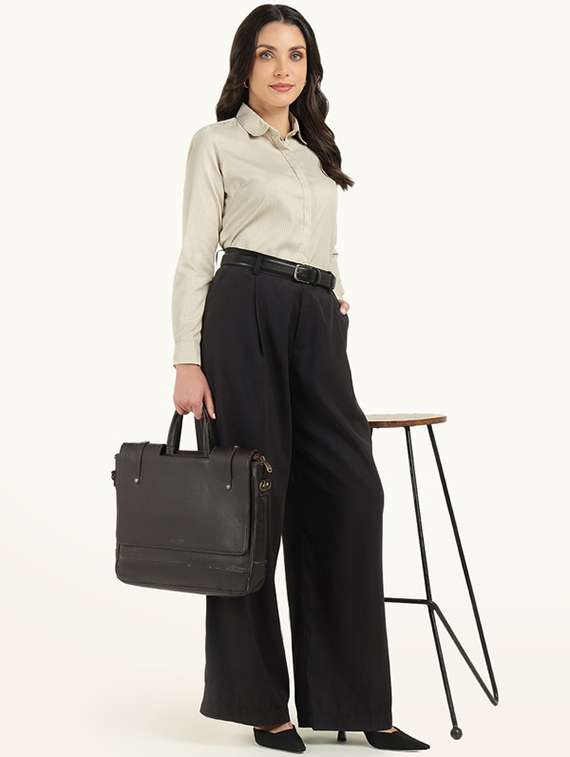 women collared long sleeve regular fit shirt - 22320766 -  Standard Image - 6