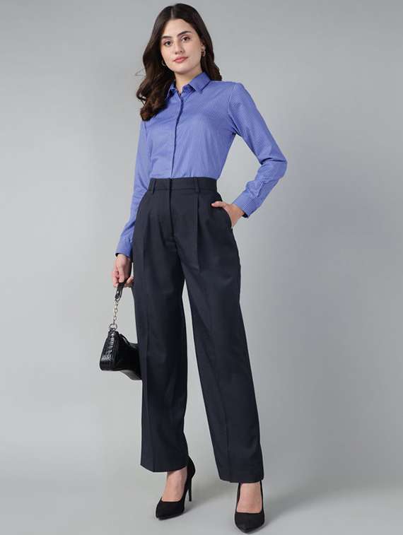 women collared long sleeve regular fit shirt - 22320767 -  Standard Image - 6