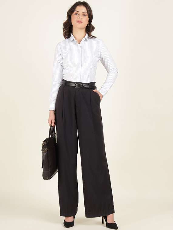 women collared long sleeve regular fit shirt - 22320781 -  Standard Image - 6