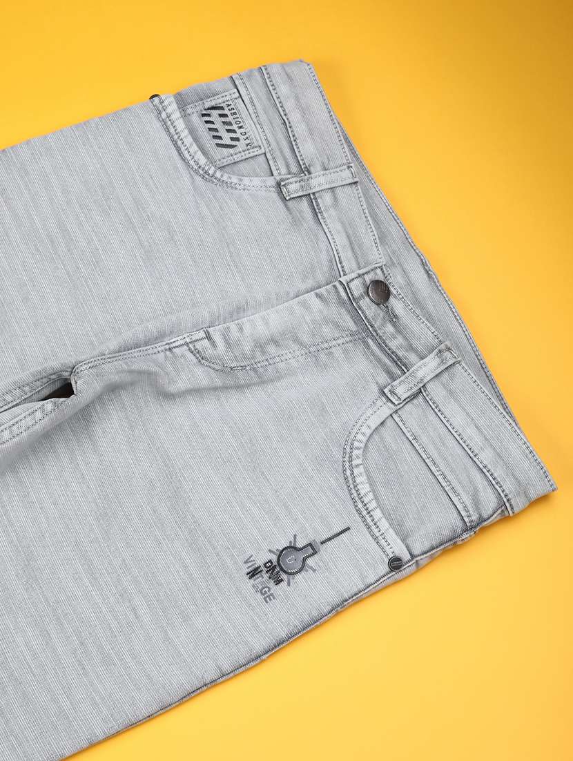 boys solid mid rise slim jeans - 22321050 -  Standard Image - 4