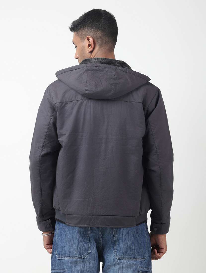 men solid long sleeve casual jacket - 22321707 -  Standard Image - 4