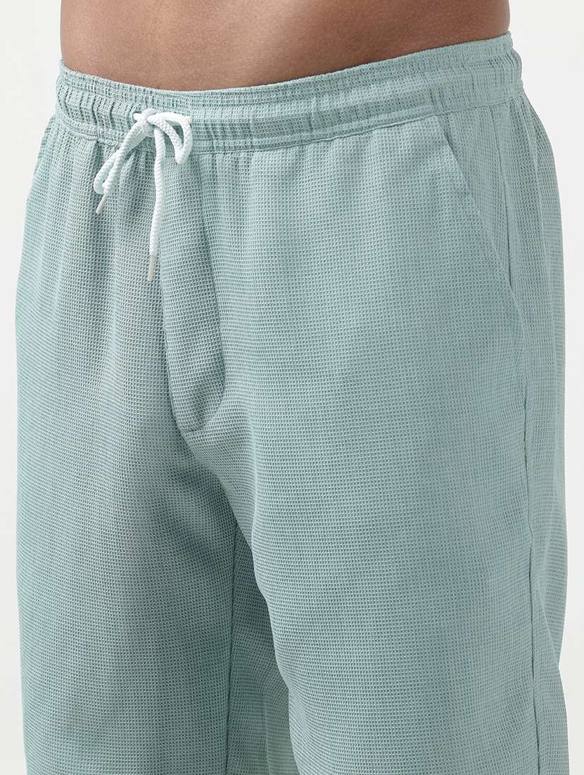 men solid short sleeve shirt & shorts co-ord set - 22321753 -  Standard Image - 6