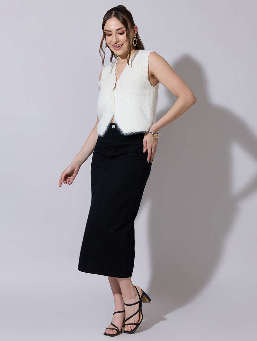 girls self designed sleeveless vest top - 22321894 -  Standard Image - 4