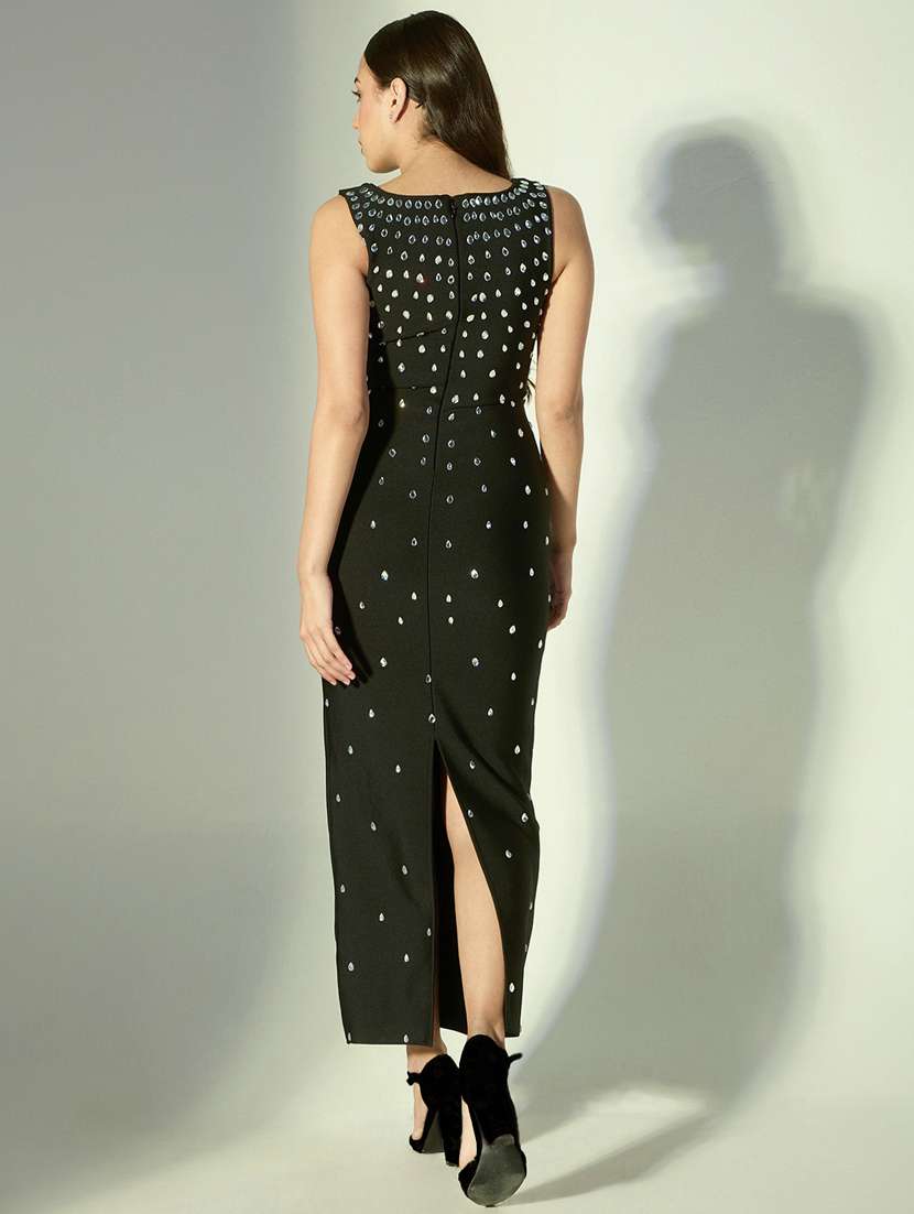 women embellished sleeveless bodycon dress - 22322008 -  Standard Image - 4