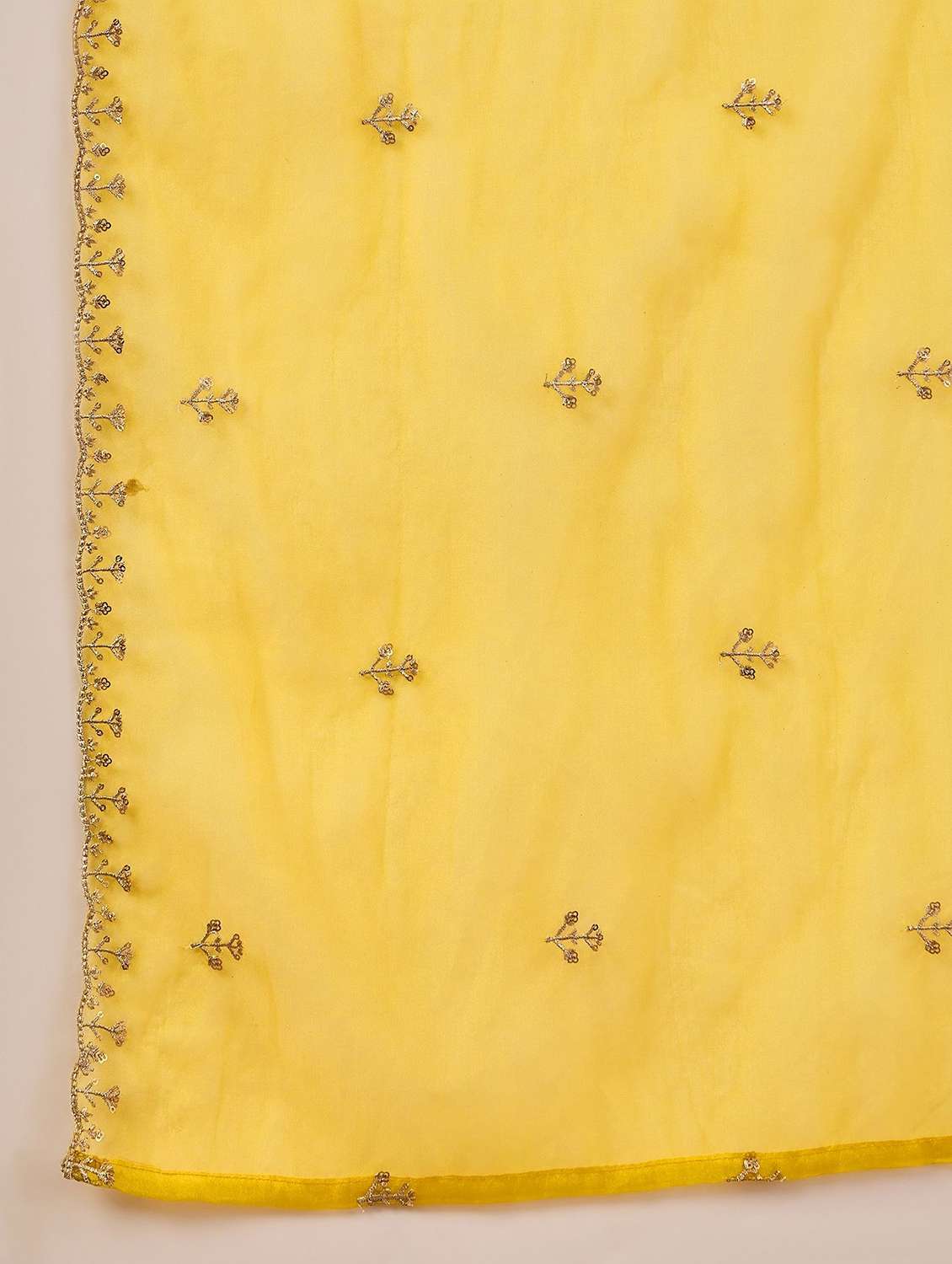 yellow silk blend kurta pant  set - 22322194 -  Standard Image - 4