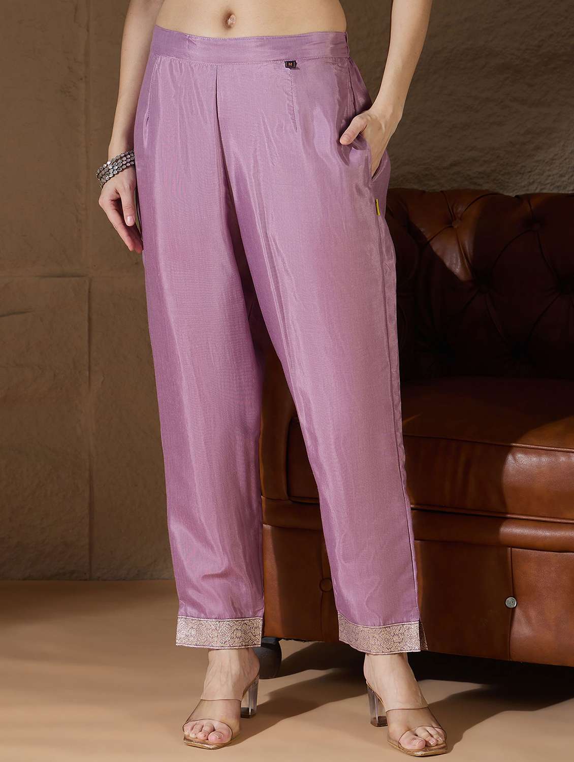 women self design three quarter sleeve kurta pant with dupatta set - 22322347 -  Standard Image - 4