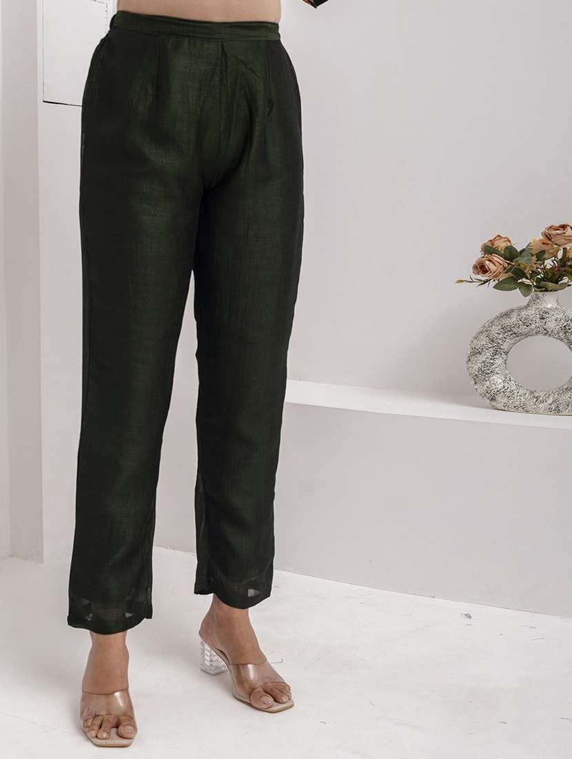 Women Solid With Work Three Quarter Sleeve Kurta Pant With Dupatta Set - 22322512 -  Standard Image - 4