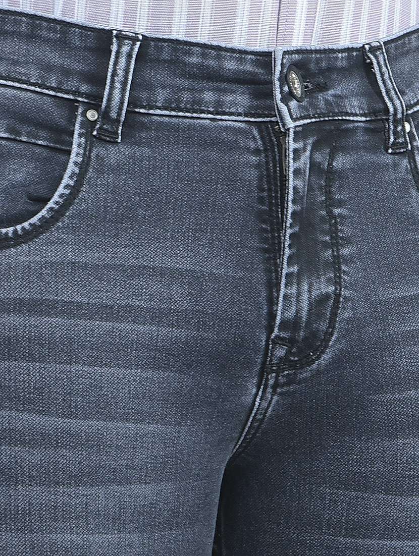 Men Washed Mid Rise Full Length Jeans - 22322933 -  Standard Image - 6